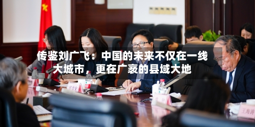 传鉴刘广飞：中国的未来不仅在一线大城市，更在广袤的县域大地-第3张图片