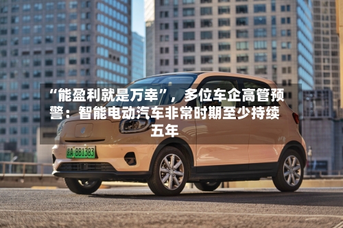 “能盈利就是万幸”，多位车企高管预警：智能电动汽车非常时期至少持续五年-第3张图片