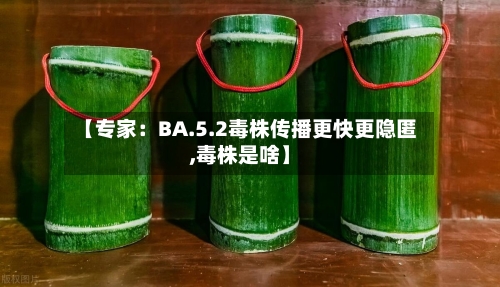 【专家:BA.5.2毒株传播更快更隐匿,毒株是啥】-第2张图片