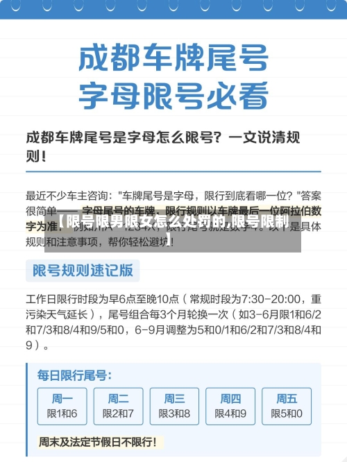 【限号限男限女怎么处罚的,限号限制】-第2张图片