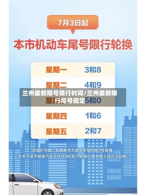 兰州最新限号限行时间/兰州最新限行尾号规定