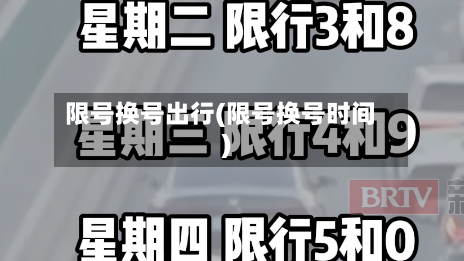 限号换号出行(限号换号时间)-第2张图片