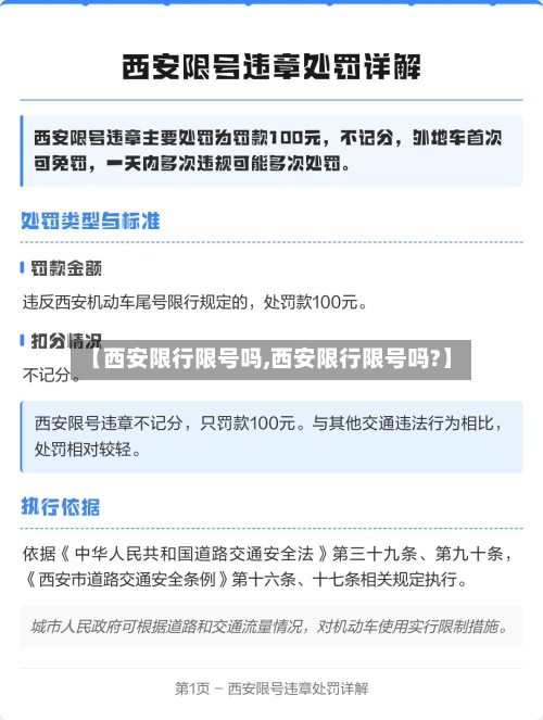 【西安限行限号吗,西安限行限号吗?】-第1张图片