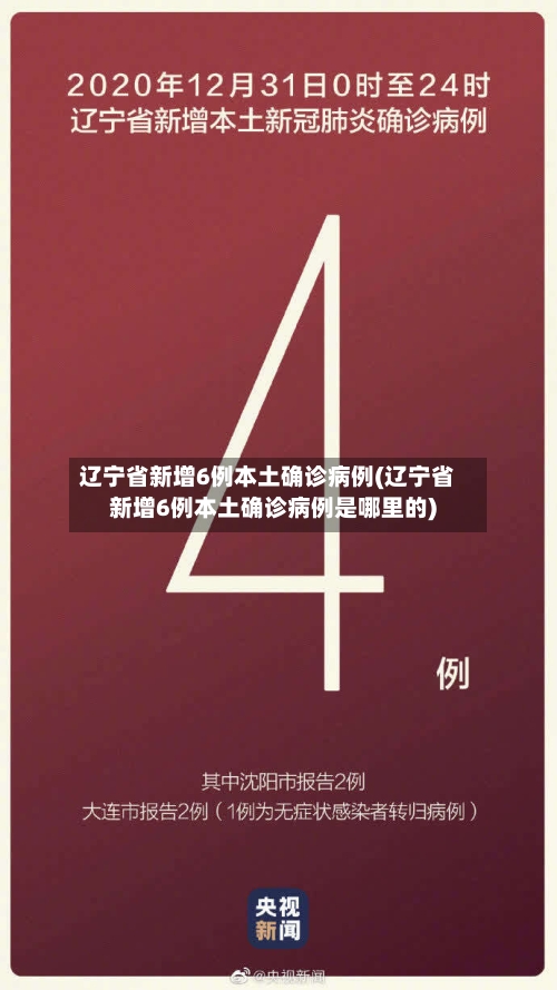 辽宁省新增6例本土确诊病例(辽宁省新增6例本土确诊病例是哪里的)-第1张图片