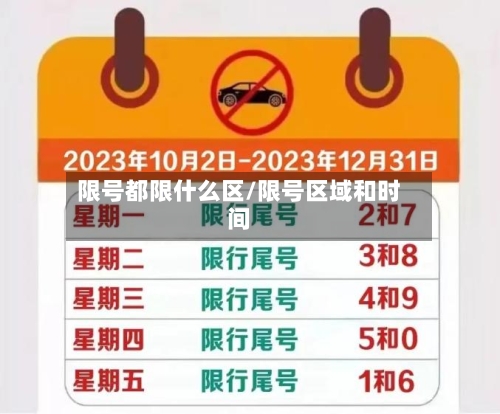 限号都限什么区/限号区域和时间